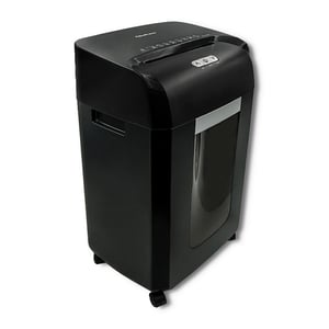 Qoltec 50323 Shredder, Cross-Cut, 65 dB, 22.4 cm, Black