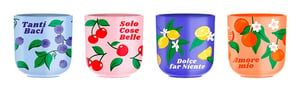 Bialetti PFRUIT010 Schale, mehrfarbig, universell, 4 Stück.