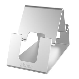 Akasa Aries Pico Passive Halterung für Handy/Smartphone, Tablet/UMPC, silberfarben