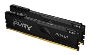 Kingston Technology FURY Beast minnesmodul 64 GB 2 x 32 GB DDR4 3200 MT/s 288-stifts DIMM