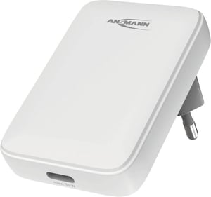 Ansmann 1001-0173 Ladegerät für mobile Geräte – Handy, Laptop, Smartphone – Grau, Weiß – Wechselstrom – Schnellladung – Intern