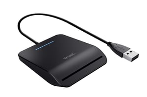 Trust Primo Chipkartenleser, intern, USB CardBus+USB 2.0, schwarz