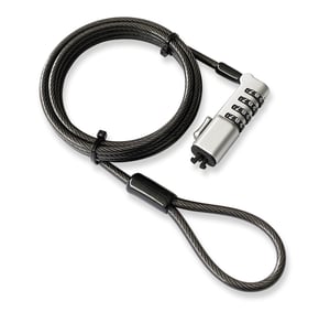 ProXtend WL-KC-001 Kabelbinder, Silber, Schwarz, 1,8 m