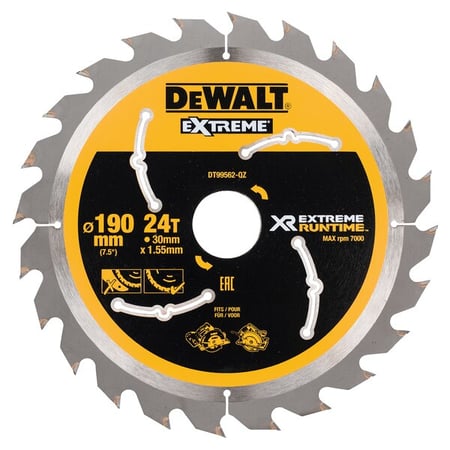 DeWALT DT99562-QZ ostrze do piły tarczowej 19 cm 1 szt.