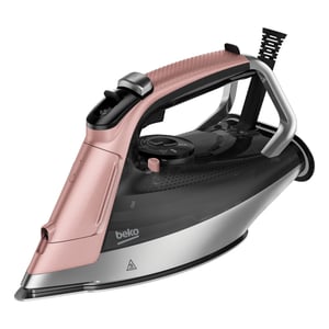 Beko SIM8130P Bügeleisen SoftGlide-Dampfbügeleisen 3000 W Rosa, Weiß