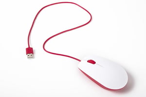 Raspberry Pi SC0165 myszka Biuro Oburęczny USB Typu-A Optyczny