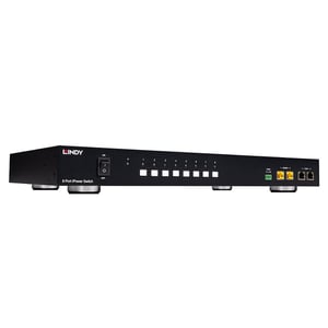 Lindy 32623 Power Distribution Unit (PDU) with 8 x Power Outlets, 1U, Black