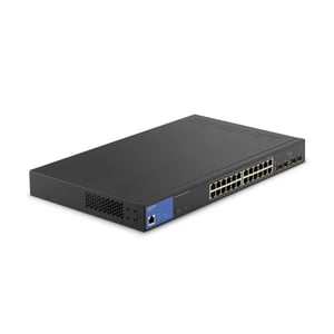 Linksys 24-Port-Gigabit-Managed-Switch, 4 1-Gb-Uplink-SFP-Steckplätze