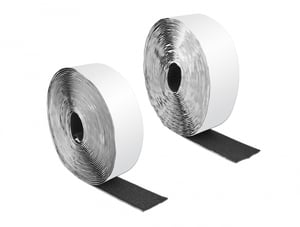 DeLOCK Taśma rzep z haczykiem oraz pętla D 10 m x S 50 mm, czarna