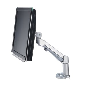 ROLINE Pneumatic LCD Monitor Stand, Desk Clamp, 1-Joint Pivot