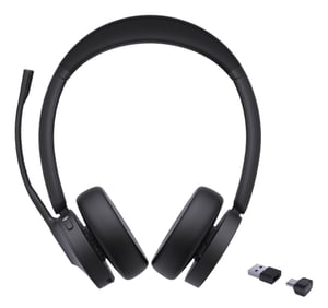 Yealink BH70 Dual Teams Wireless Headset, Headband Style, Office/Call Center, USB Type-C / USB Type-A, Bluetooth, Black