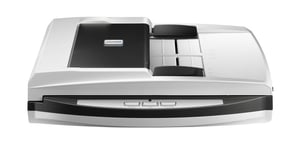 Plustek SmartOffice PL4080 ADF Plattbäddsskanner och ADF 600 x 600 DPI A4 Svart, Grå
