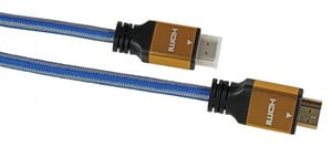 iBox ITVFHD04 HDMI-kabel 1,5 m HDMI typ A (standard) Svart, Blå, Guld