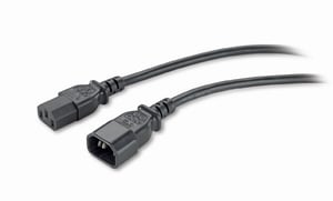 APC PWR Cord C13 - C14, 0.6 m Black 0.61 m C13 panel C14 panel