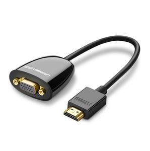 Ugreen 40253 Kabeladapter 0,25 m HDMI Typ A (Standard) VGA (D-Sub) Schwarz