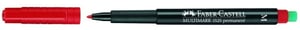 Faber-Castell 152521 Permanentmarker Rot 1 Stk.
