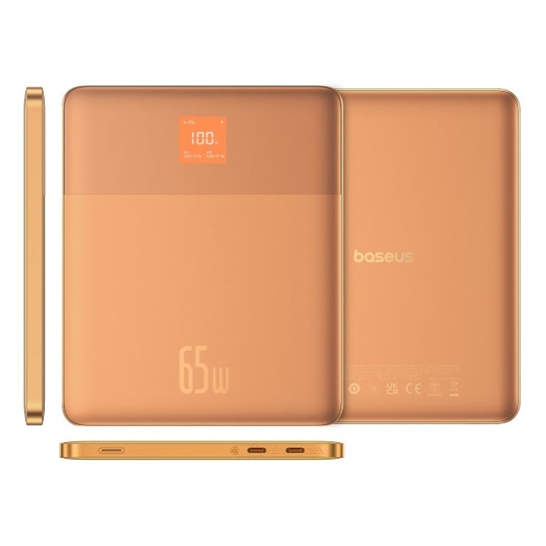 фото Зовнішній акумулятор (павербанк) Baseus Blade2 65W 12000mAh Canyon Coral (P10063801733-00)