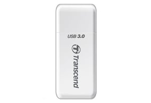 Transcend TS-RDF5W USB 3.2 Gen 1 (3.1 Gen 1) Type-A Card Reader, White