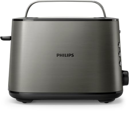 Philips Viva Collection HD2651/80 toster 8 2 kaw. 1050 W Tytan