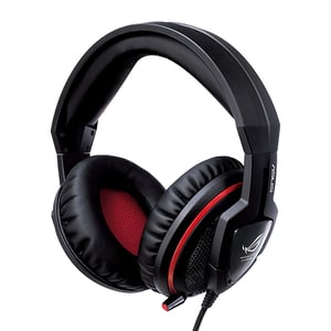 ASUS ROG Orion Wired Gaming Headset with Headband, Black, Red