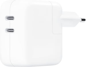 Apple MNWP3ZM/A Portable Device Charger for Laptops, Smartphones, Smartwatches, and Tablets—White, AC, Indoor Use