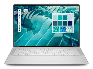 DELL 14 Premium DA14250 Intel Core Ultra 7 255H Laptop 36,8 cm (14.5") Ekran dotykowy WQXGA+ 32 GB LPDDR5x-SDRAM 1 TB SSD NVIDIA GeForce RTX 4050 Wi-Fi 7 (802.11be) Windows 11 Pro Niemiecki Platyna
