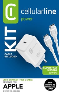 Cellularline 8018080468087 Laptop, Universal, Weiß, Wechselstrom, für den Innenbereich