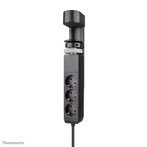 Neomounts DS22-840BL6 Verteiler, 1,4 m, 3 x Netzanschluss, für den Innenbereich, schwarz