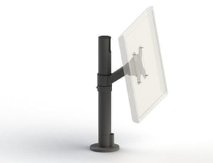 Ergonomic Solutions SpacePole POS SpacePole 39,9 cm (15,7") Svart Skrivbord