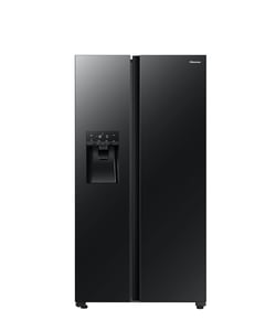 Hisense RS694N4GBE kyl- och frysskåp med öppning på båda sidor, fristående, 562 l, svart