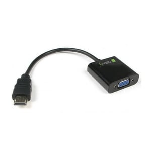 Techly IDATA-HDMI-VGA2 VGA-Kabeladapter (D-Sub) Schwarz
