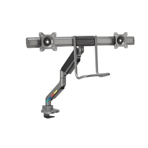 Kensington SmartFit Dual-Arm Monitor Mount with Crossbar and Handle