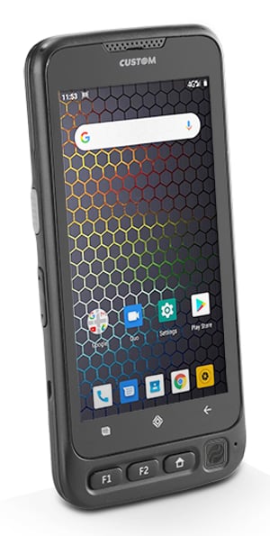 CUSTOM P-RANGER A12 terminal 12,7 cm (5") 1280 x 720 px 265 g Czarny