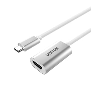 UNITEK Y-6316 stacja dokująca USB Type-C Srebrny