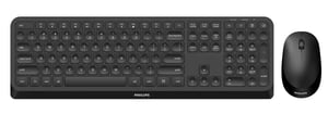 Philips 3000-serien SPT6307B/26 tangentbord Medföljande mus Universell RF-trådlös QWERTZ Tysk Svart