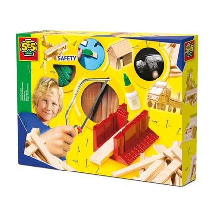 SES Creative Children's Woodwork Set de Luxe