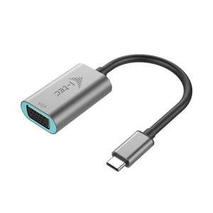 i-tec Metal C31METALVGA60HZ Kabeladapter 0,15 m USB Typ C – VGA (D-Sub) Grau