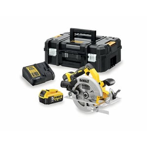 DeWALT DCS570P2-QW 18.4 cm Portable Circular Saw, Silver, Yellow, 5500 RPM