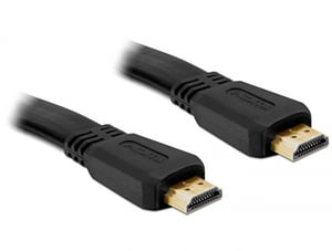 DeLOCK 82671 HDMI-Kabel, 3 m, HDMI Typ A (Standard), schwarz