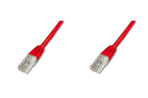 Digitus CAT 5e U-UTP 1,5 m Netzwerkkabel Rot 1,5 m Cat5e