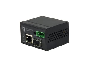 LevelOne IEC-4000 100 Mbit/s Network Converter, Black