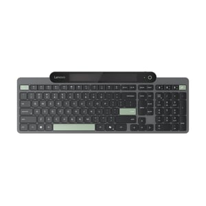 Lenovo 4Y41R69494 Bluetooth Keyboard for Home/Office, US English, Black, Green