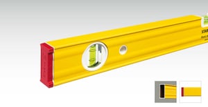 Stabila 19163 poziomica 0,4 m Czerwony, Żółty