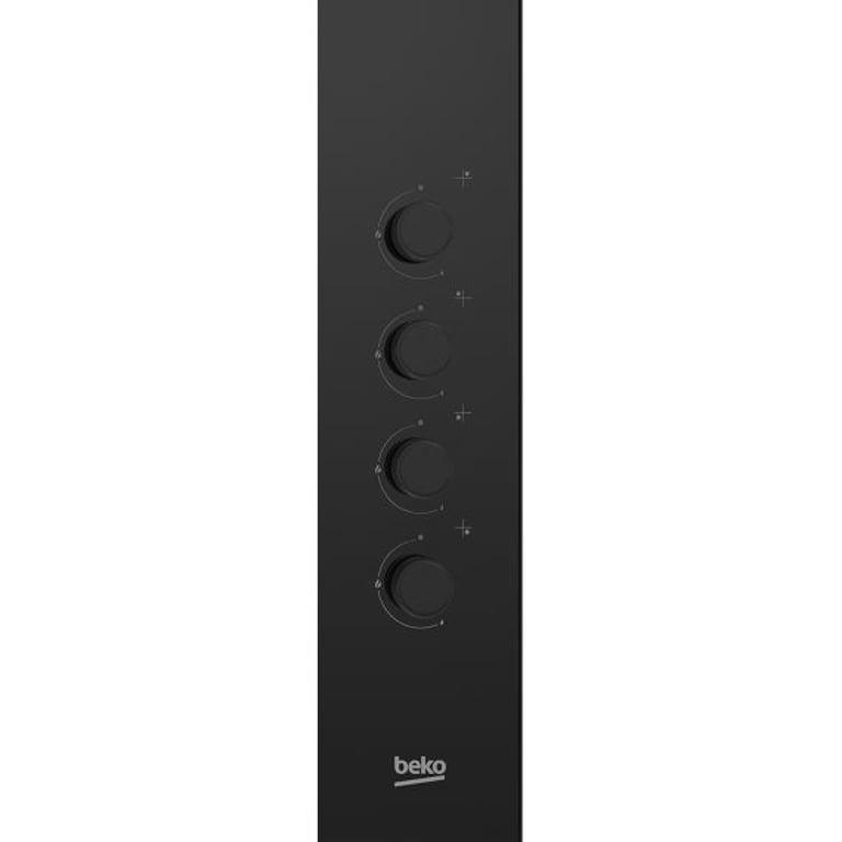 Beko HILG 64120 S płyta kuchenna Czarny Wbudowany Gaz 4 stref(y)