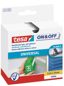 TESA 55225-00000-02 tejp och etiketter för montering, 2,5 m