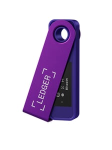 Ledger Nano S Plus USB Flash Drive Hardware Wallet - Purple