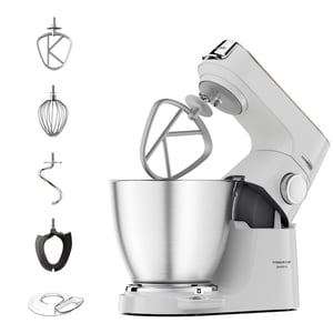 Kenwood Titanium Chef Baker XL Küchenmaschine 1200 W, 7 l, Weiß, mit integrierter Waage