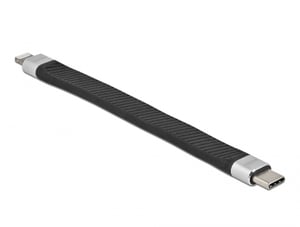 DeLOCK Flat FPC Ribbon Cable with USB Type-C to Lightning for iPhone, iPad, and iPod, 13 cm