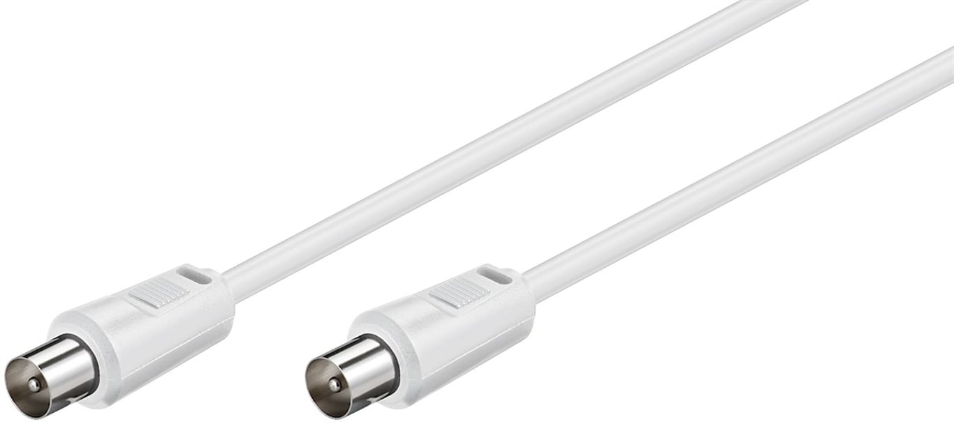 Goobay 68145 kabel koncentryczny 3C-2V 1,5 m Biały