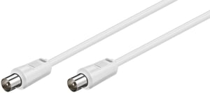 Goobay 68145 kabel koncentryczny 3C-2V 1,5 m Biały